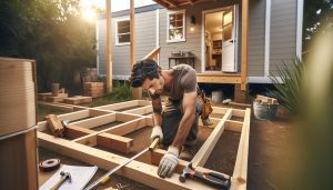 How to Frame a Porch for a Trailer Home (Add Outdoor Living)