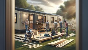 How to Build a Deck on a Mobile Home Trailer (Expand Space)