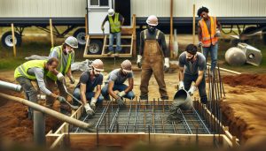 How to Pour a Foundation for a Mobile Home Trailer Properly