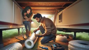 How to Heat Under a Trailer Home (Warm Floors All Winter)