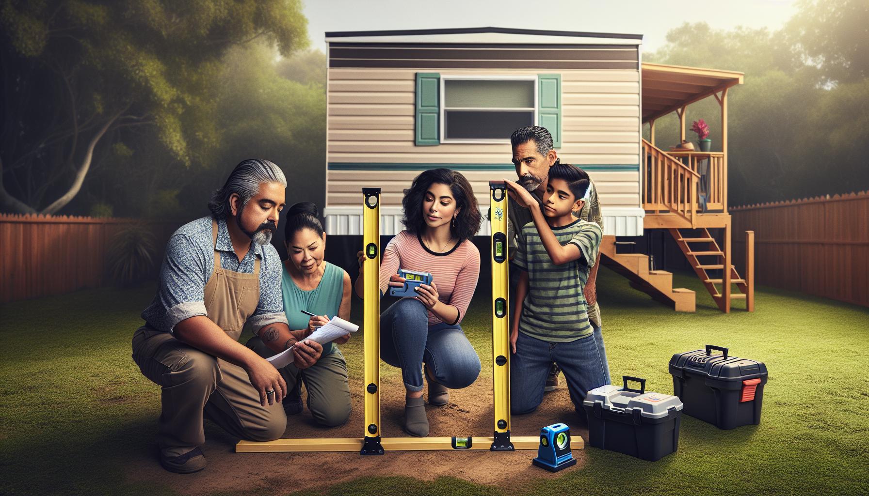 How to Level a Mobile Home Trailer: Professional Techniques 3 Step-by-Step Guide to Level a Mobile Home