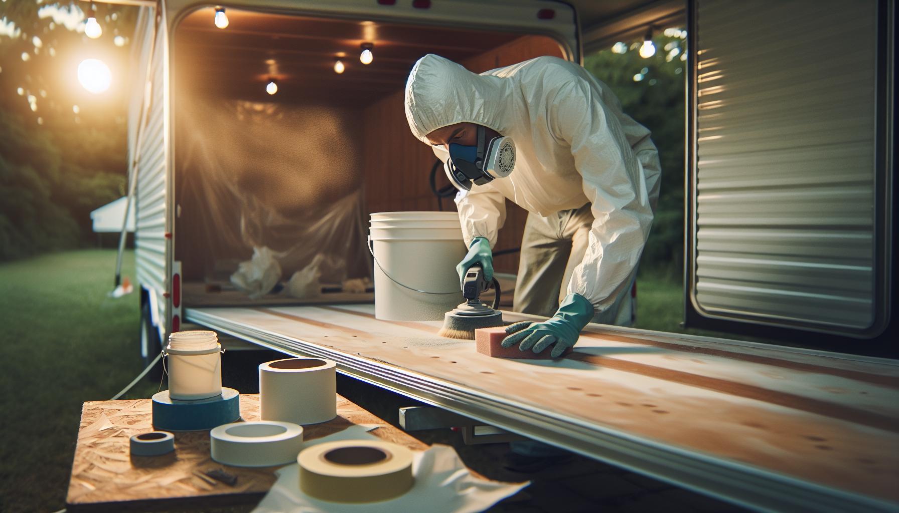 How to Paint a Trailer Home Interior Like a Design Expert 4 Preparing Your Trailer for a Successful Paint Job