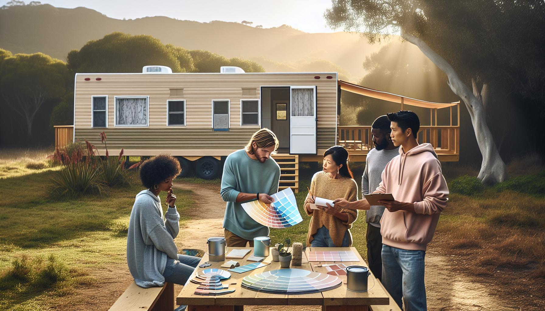 How to Paint a Trailer Home Interior Like a Design Expert 2 Choosing the Right Paint for Your Trailer Home