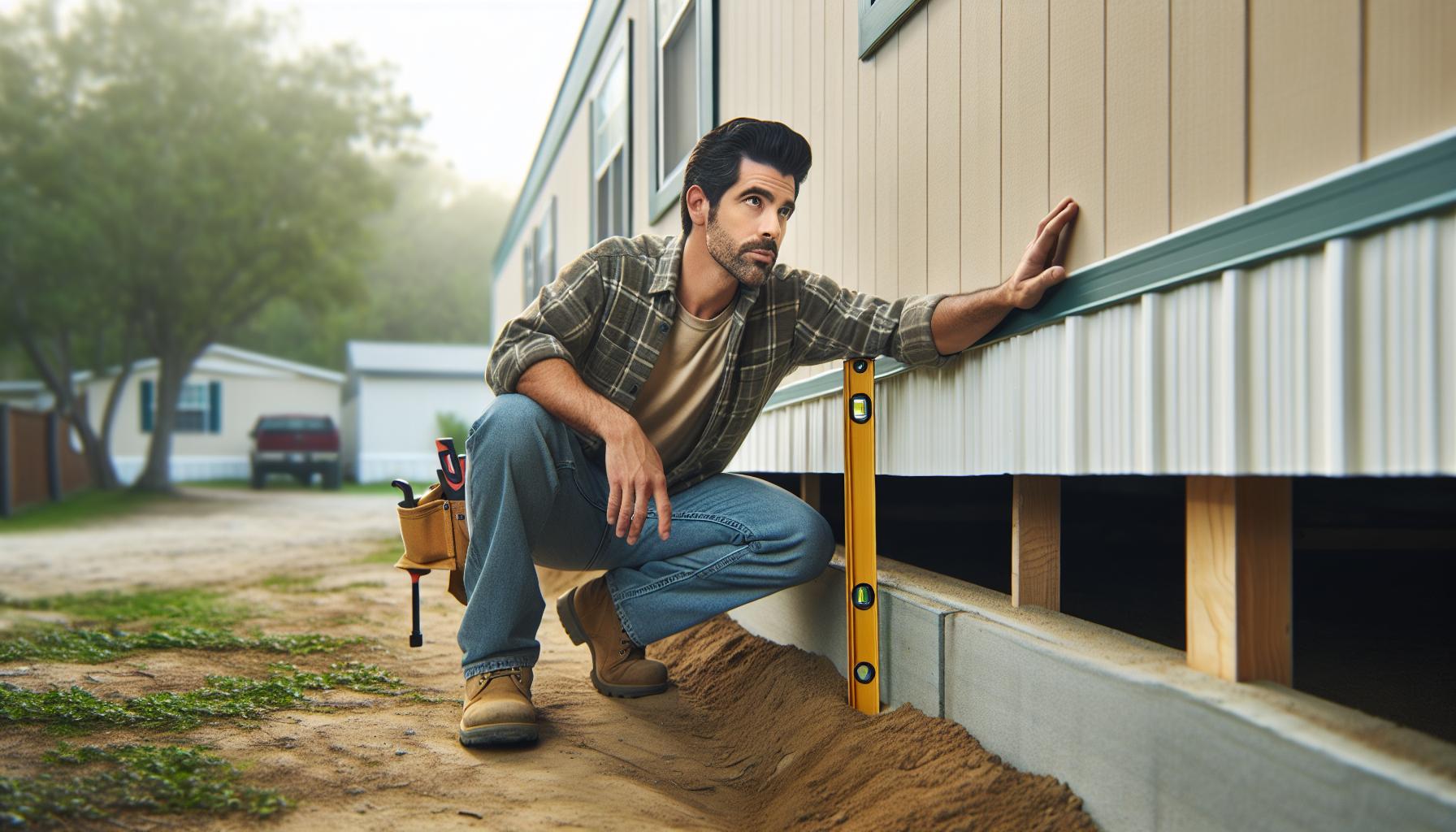 How to Level a Mobile Home Trailer: Professional Techniques 1 Signs Your Mobile Home Needs Leveling